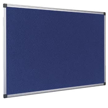 Quadro Feltro Moldura Alumínio 90x120cm Azul FA0543170