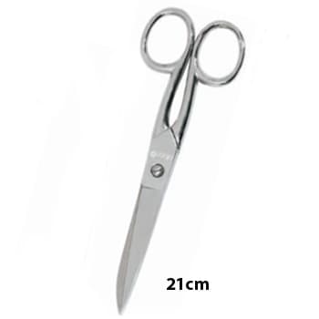 Tesoura 21cm Corpo Metalico - 1un