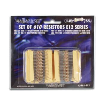 Set de 610 resistencias serie E-12