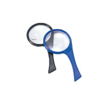 Lupa Redonda de Plastico Azul Eagle Eterna