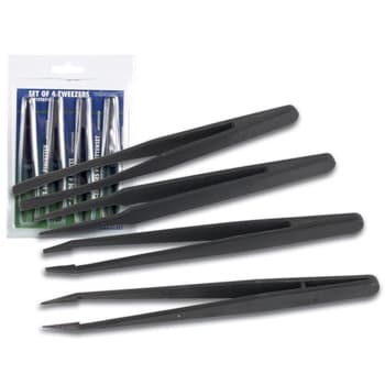 Set de 4 pincas nao condutoras