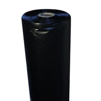 Manga Plastica Bobine Dobrada 2,5mtsx50mts +/- 2500m2/70kg   Opaco Preto