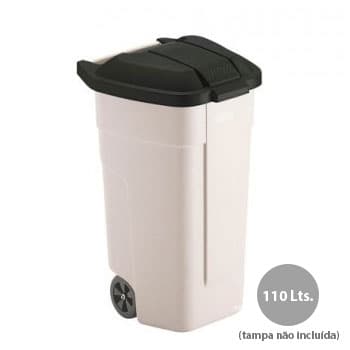 Contentor 110L c/Rodas (Tampa não incluída)
