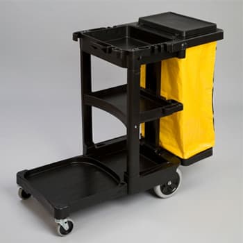Carro Limpeza com Saco 116,8x55,2x97,5cm Preto