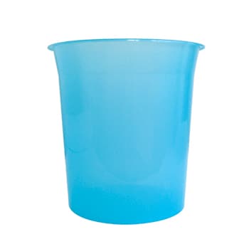 Cesto Papeis Plastico 15 Litros Verde Transparente