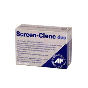 Limpeza Écrans AF Screen-Clene Lenços 20 Saquetas Duplas