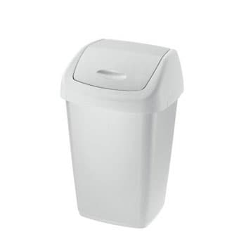 Contentor Tampa Basculante 25 Litros Branco