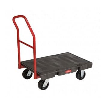 Plataforma Movel Triple Trolley 83x52cm capacid. 181Kg Preto