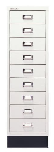 Movel Metal 673X279X429 com 8 Gavetas Vermelho