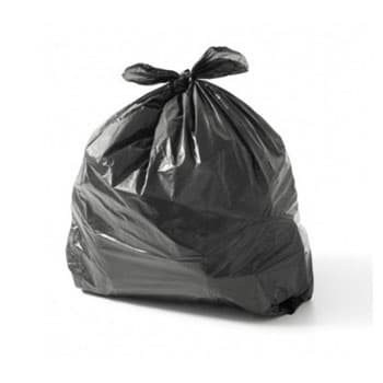 Sacos Lixo Plast 50Lts c/Fecho Preto 23my (60x80cm)-10un