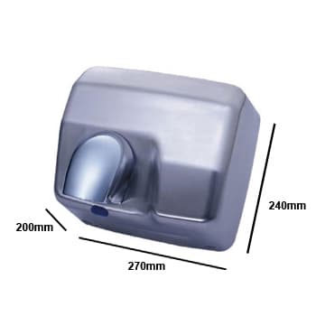 Secador de Maos Electrico com Sensor PW-250 2500W Aco