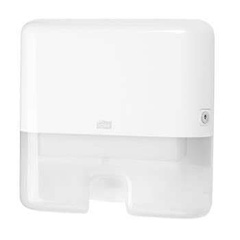 Dispensador Mini Toalhas Mao Zig-Zag TORK H2 Branco - 1un