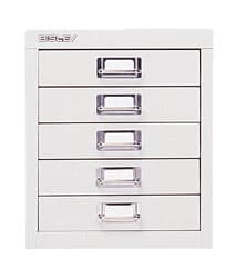 Movel Metal com Fecho 673x279x429mm com 5 Gavetas Silver