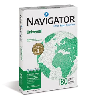 Papel 080gr Fotocopia A4 Navigator Universal 5x500 Folhas