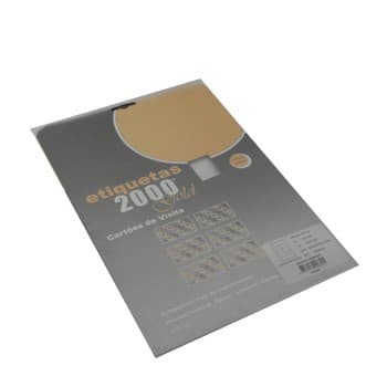 Cartoes Visita InkJet 210gr 10Fls 86x54mm (100un) Marmor.