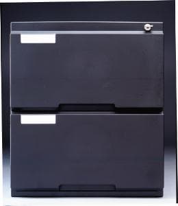 Movel Metal com Fecho 673x279x429mm com 8 Gavetas Preto