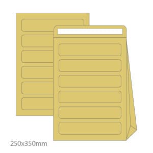 Saco Correio Interno Kraft 250X350mm Pack 10un