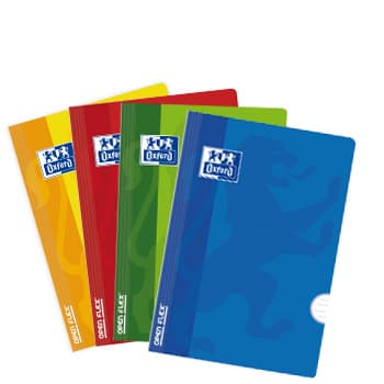Caderno Agrafado Oxford Openflex A4 Quadric 90gr 48Fls 4Core