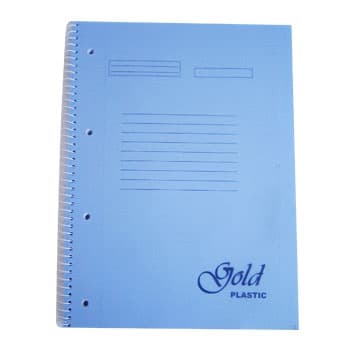 Caderno Espiral Capa PP A4 Pautado 100fls Cores Sortidas