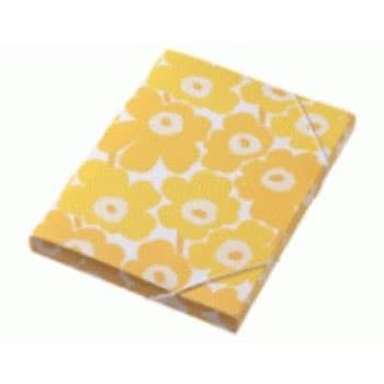 Pasta Arquivo Marimekko 4 Argolas R 30mm L40mm Amarelo 1un