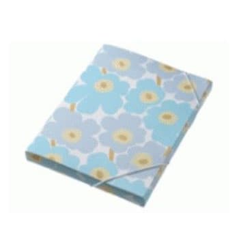 Pasta Arquivo Marimekko 4 Argolas R 30mm L40mm Azul 1un
