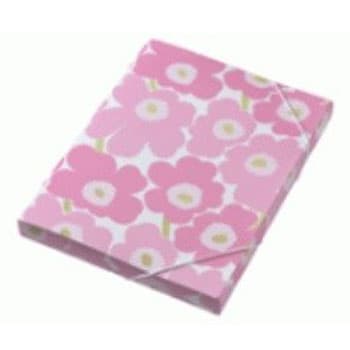 Pasta Arquivo Marimekko 4 Argolas R 47mm L53mm Rosa un