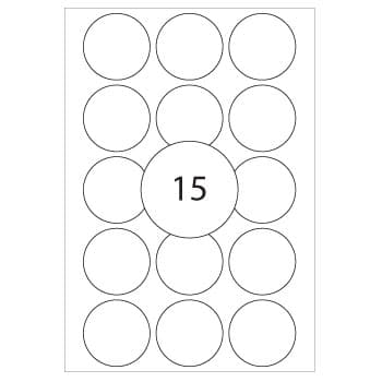 Etiquetas Redondas 32mm Herma2270  480un