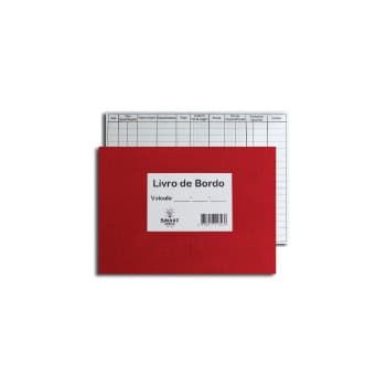 Livro de Bordo 23x16cm 100 Folhas 3600 Registos (1090)