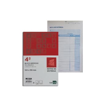 Blocos Impressos-Nota de Entrega- 155x215mm c/Duplicado