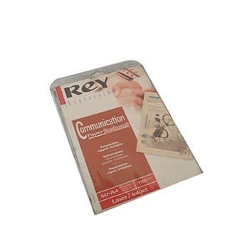 Papel 110gr Laser Inkjet Rey Parchement/Marmoreado Creme A4