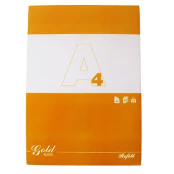 Recarga Papel A4 Liso 60gr 80 Folhas 4 Furos