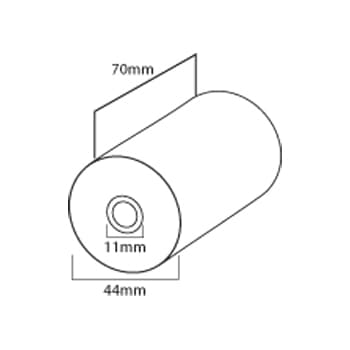 Rolo Papel 44x70x11 Pack 10