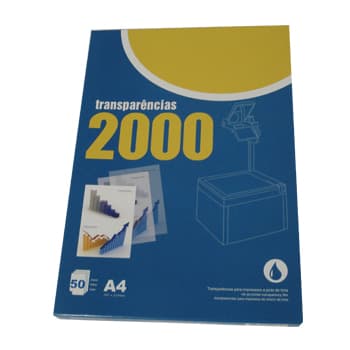 Transparencias Inkjet A4 50fls com Tira Removivel no Topo