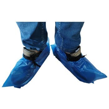 Cobre Sapatos Polietileno Sem Elastico Emb 100un Azul