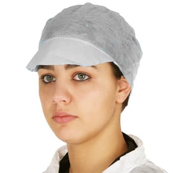 Toucas com Pala PP 40gr Emb 100un Branco