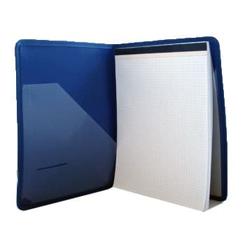 Porta Bloco c/ Bloco e Bolsa Interior Azul
