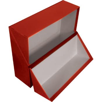 Caixa Arquivo Frances (365x280x100mm) Almaco Vermelho - 1un