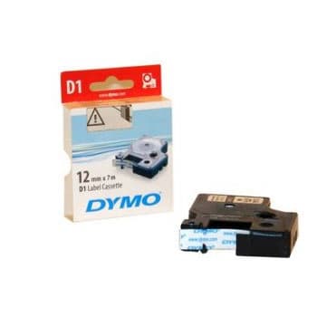 Fita Gravacao Dymo 12mmX7m Branco/Azul (45014)