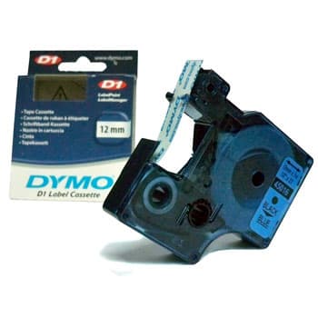 Fita Gravacao Dymo 12mmX7m Azul/Preto (45016)
