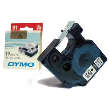 Fita Gravacao Dymo 19mmX7m Preto/Branco (45803)