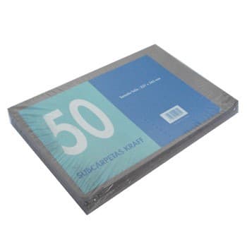 Capa Classificador Cartolina A4 Folio Kraft (237x345) 50un