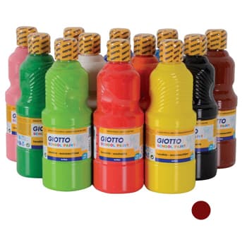 Guache Liquido Giotto Escolar 500ml Castanho