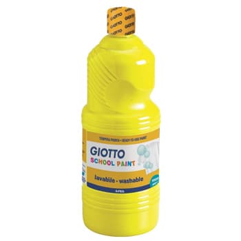 Guache Liquido Giotto Escolar 1 Litro Amarelo