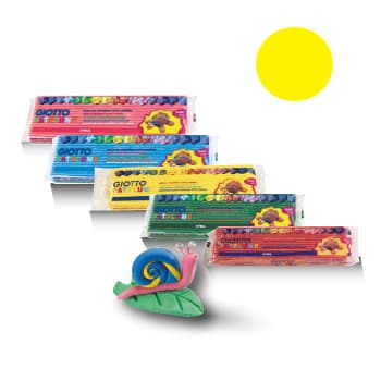 Plasticina Giotto Patplume 350gr Amarelo