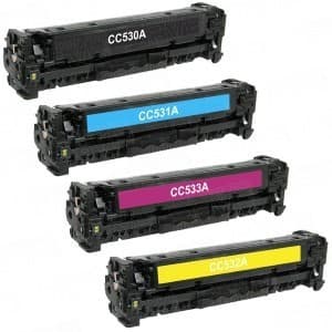 Yellow toner universal HP CC532A/CE412A/CF382A/CAN718-2.8K