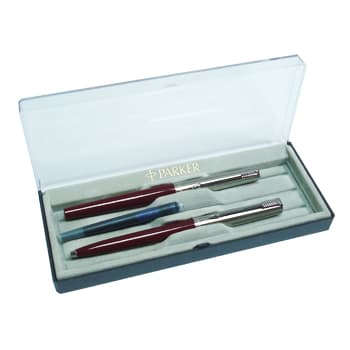 Conjunto Caneta+Esferografica Parker Jotter Corpo Vermelho
