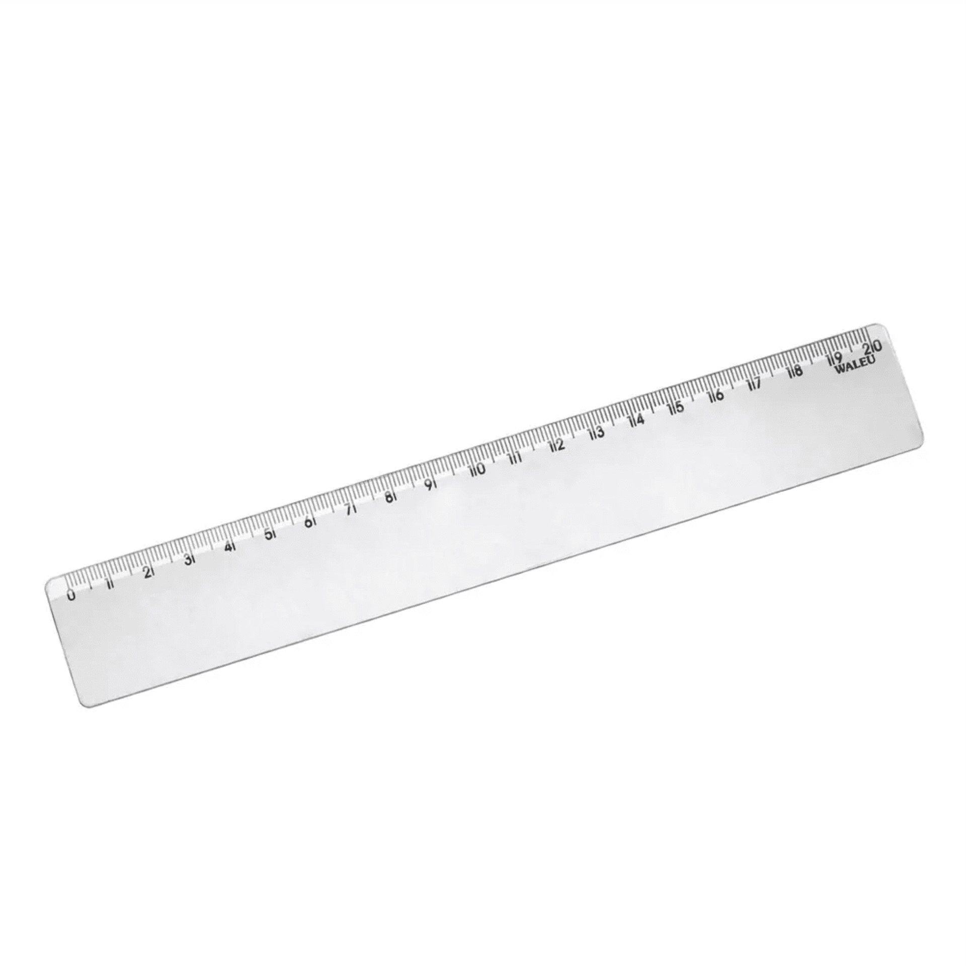 Regua Plastico Cristal SmartD 20cm -1 un