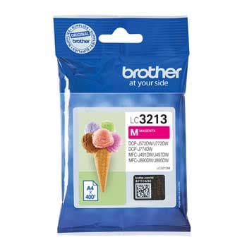 Tinteiro Brother LC3213M Magenta 400 Pág.