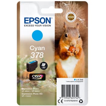 Tinteiro Epson 378 Azul C13T37824010 4,1ml