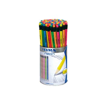 Lapis Carvao Nº2-HB Lyra Neon c/Borracha Copo 96un